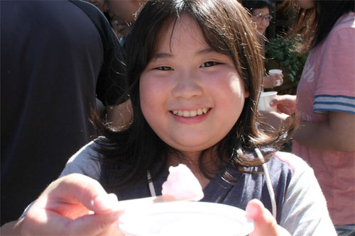 アイスクリームをどうぞ♪