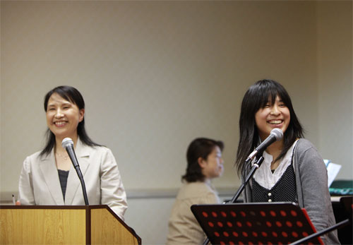 賛美伝道会にて