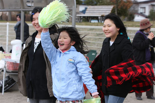 サッカーの応援