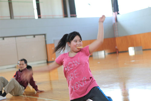 教会キャンプにて