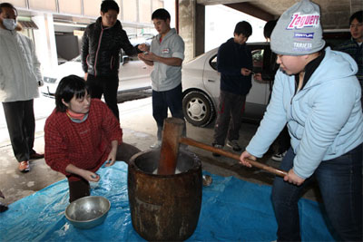 餅つき