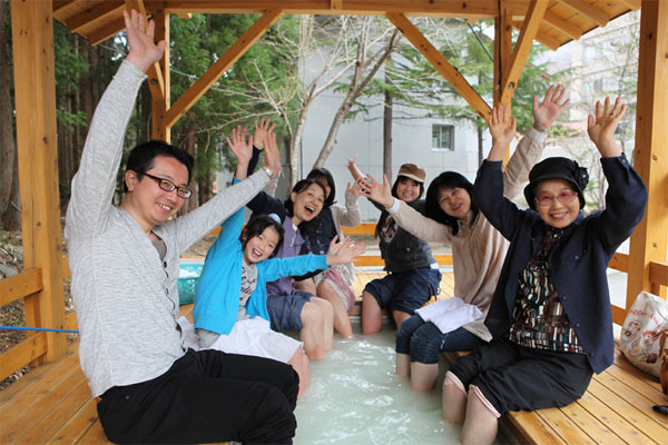 教会キャンプにて