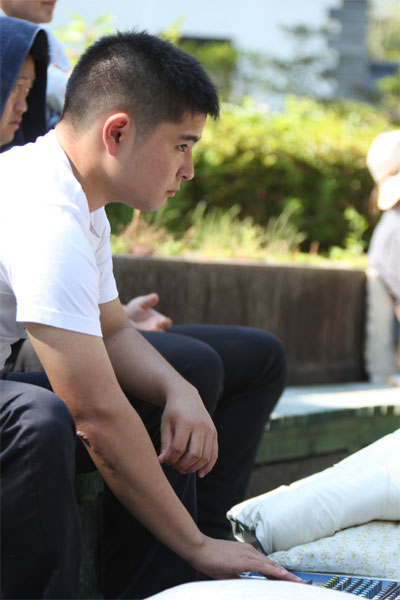 教会キャンプにて