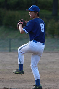 ピッチング連続写真