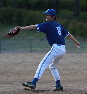 ピッチング連続写真