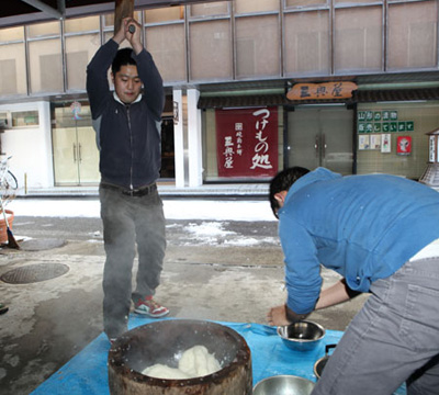 餅つき